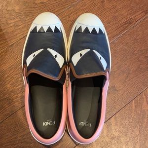 Fendi leather shoes, made in Italy, EU size 37